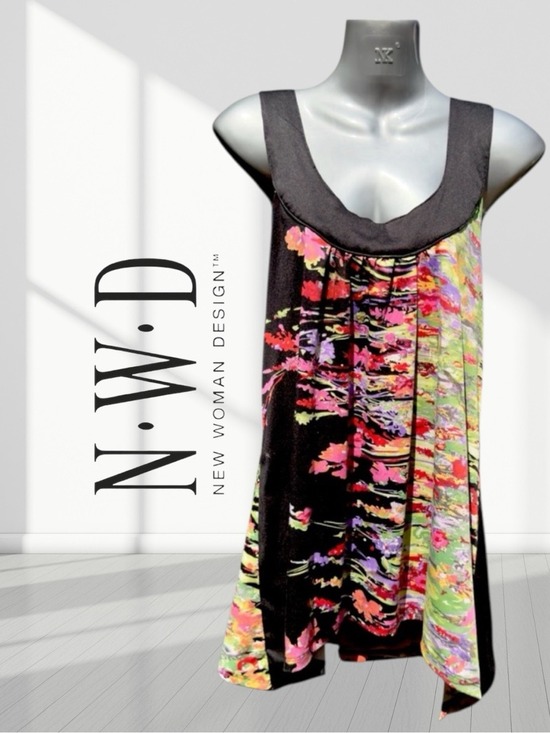NWD Tops - •Women's Multicolor Sleeveless Blouse